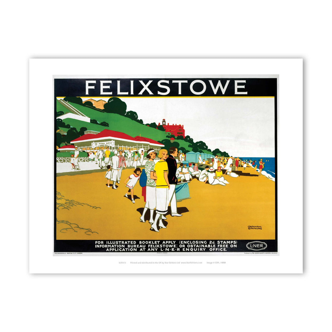Felixstowe -LNER Art Print
