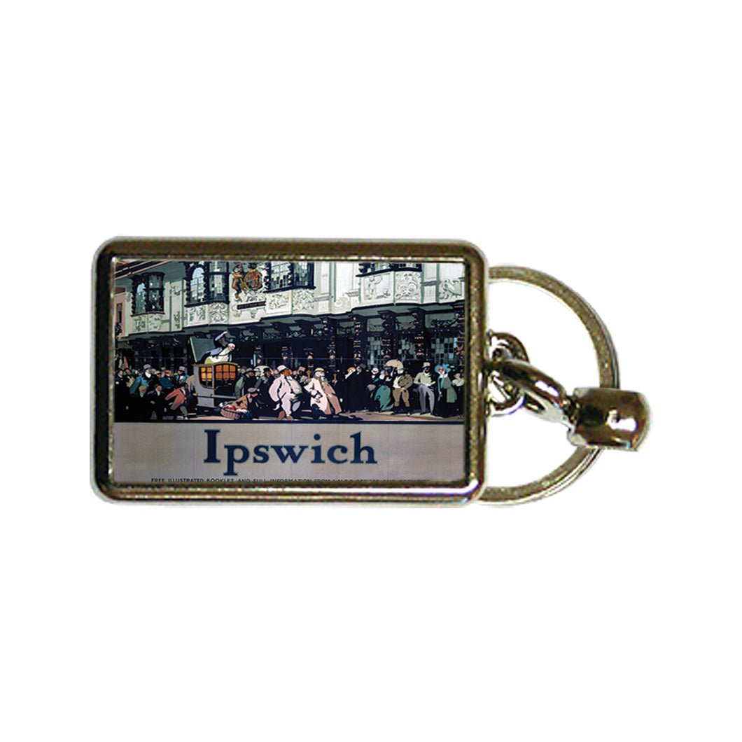 Mr. Pickwick - Ancient House Ipswich - Metal Keyring