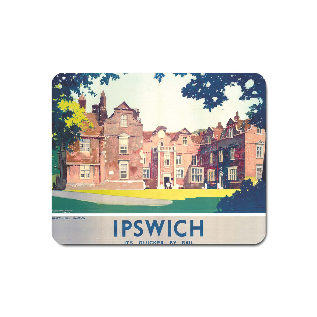 Christchurch Mansion Ipswich - It's Quicker By Rail - Mouse Mat