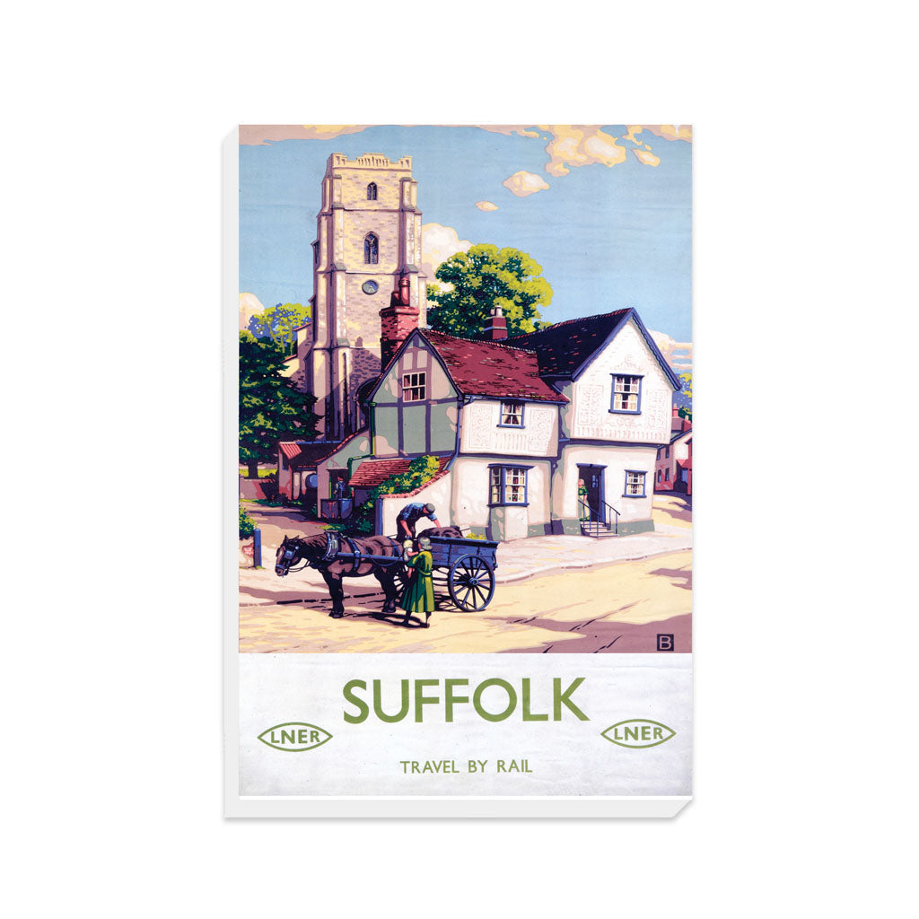 Suffolk Travel By Rail LNER - Canvas
