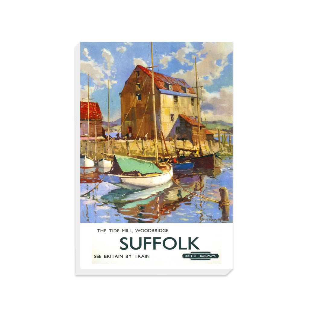The Tide Mill, Woodbridge - Suffolk See Britain By Train - Canvas