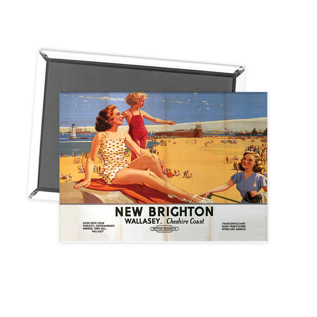 New Brighton Wallasey - on the Cheshire Coast Fridge Magnet