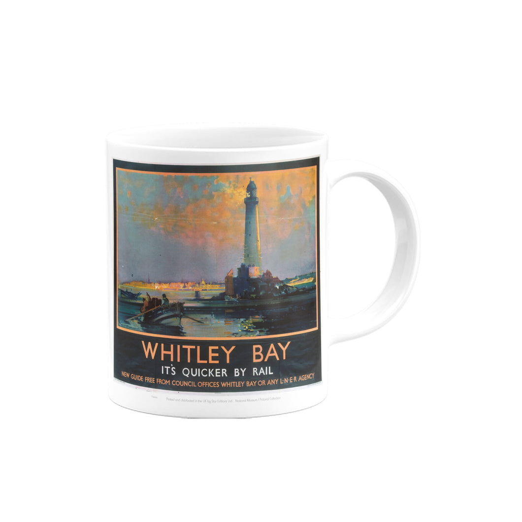 Whitley Bay - Quicker By Rail Mug